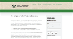 Desktop Screenshot of greenspringconsulting.com